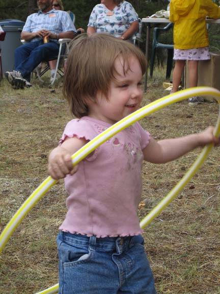 Photo of girl with Hula Hoop